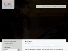 Tablet Screenshot of anaikimotel.com